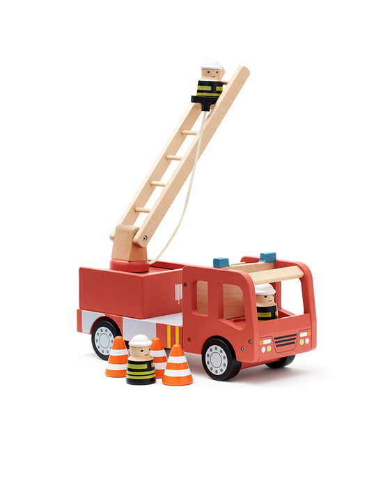 新品 Kids concept キッズコンセプト 消防車 乗り物 木製 unone (ウノネ)】北欧インポートのベビーギフトを贈るなら