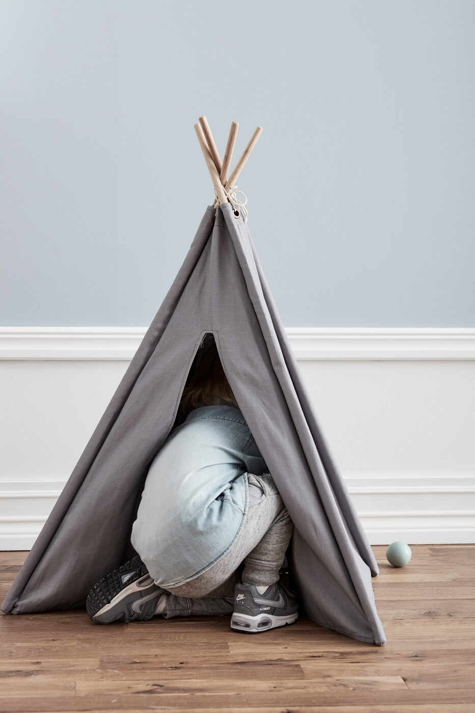 Tente tipi mini grise