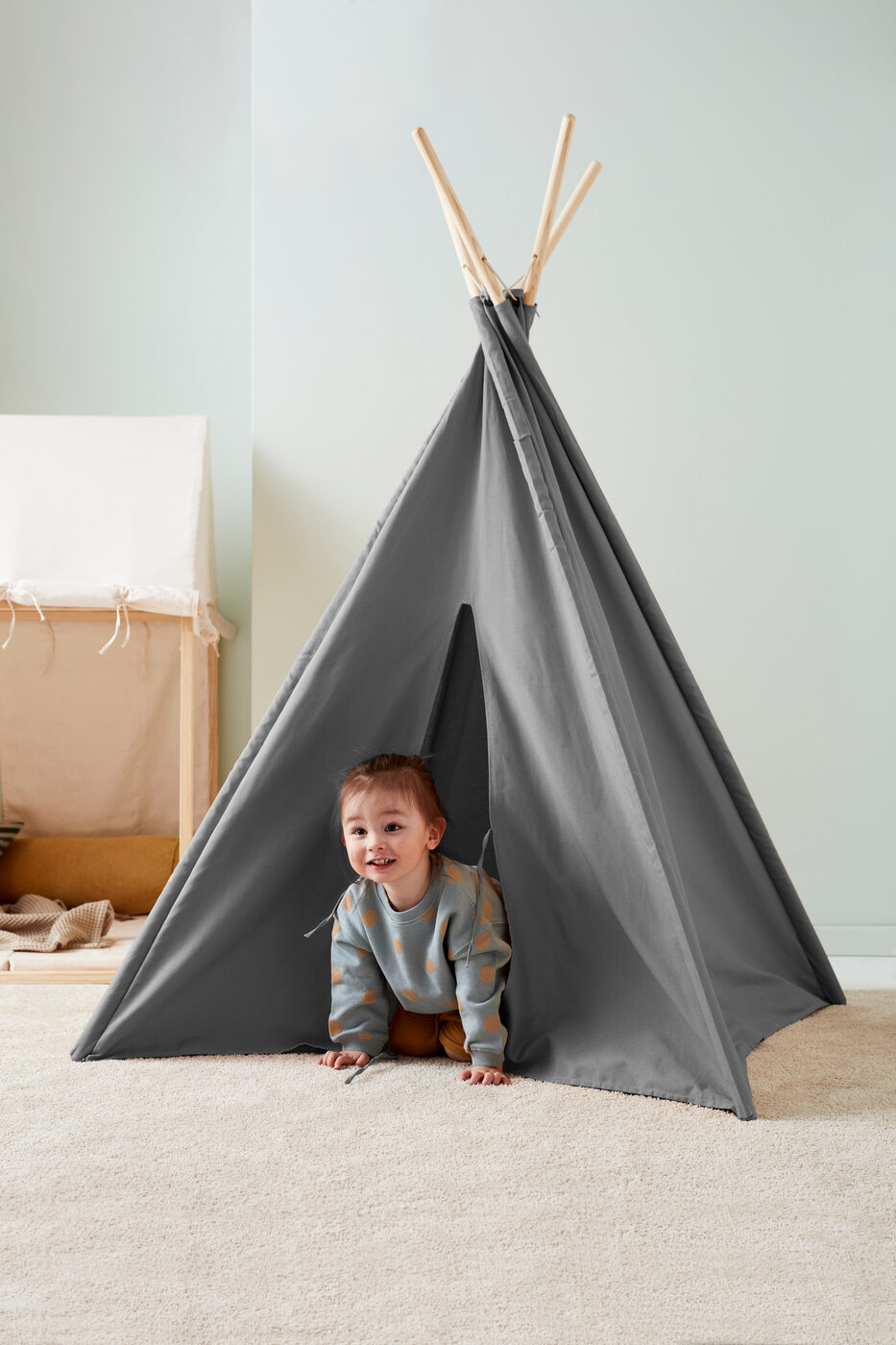 Gray teepee outlet