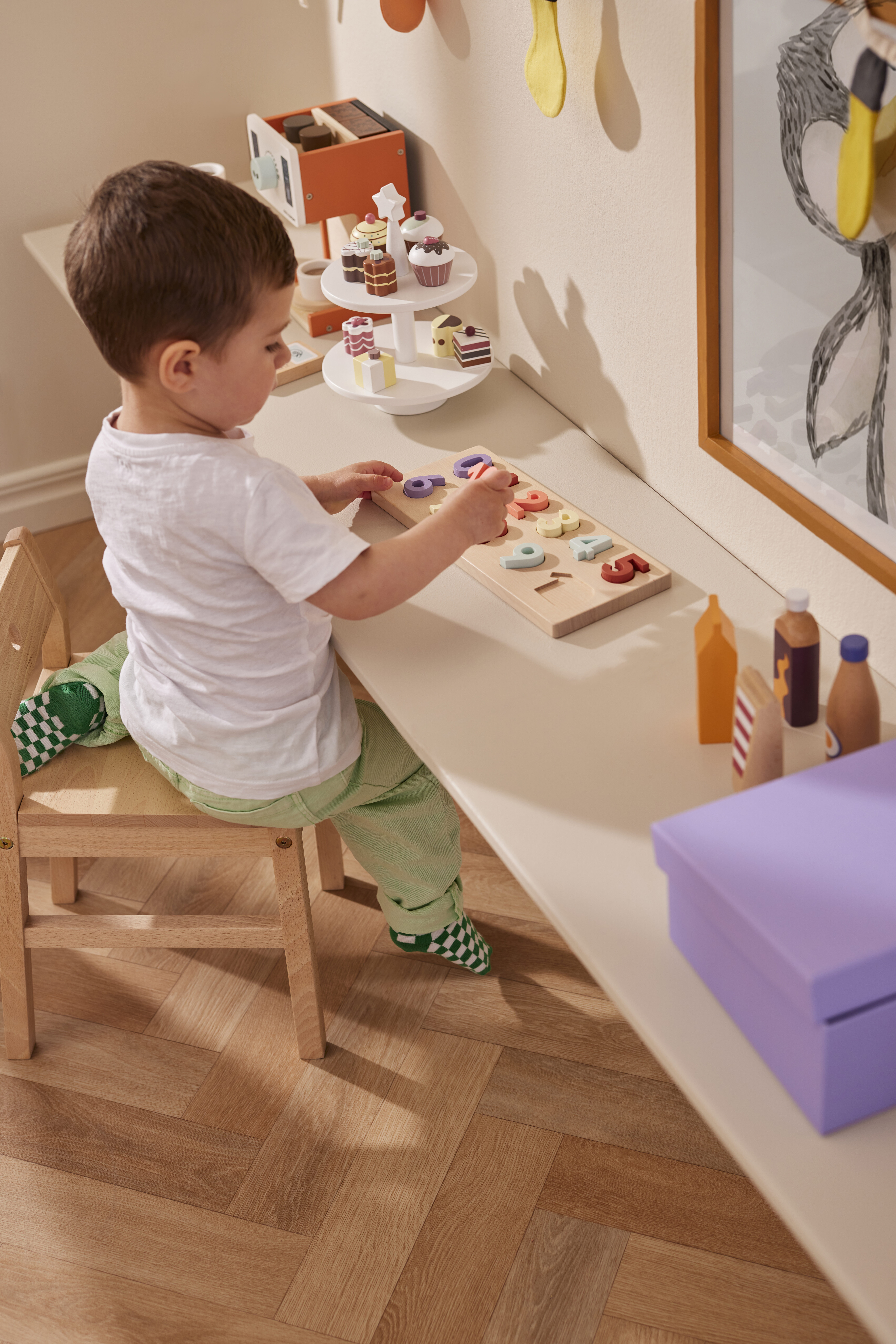 Alternativ bild 1 för Kid´s CONCEPT Kid's Concept Pussel 1-10, st