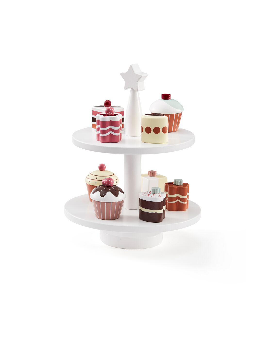 Childrens wooden hot sale cake stand