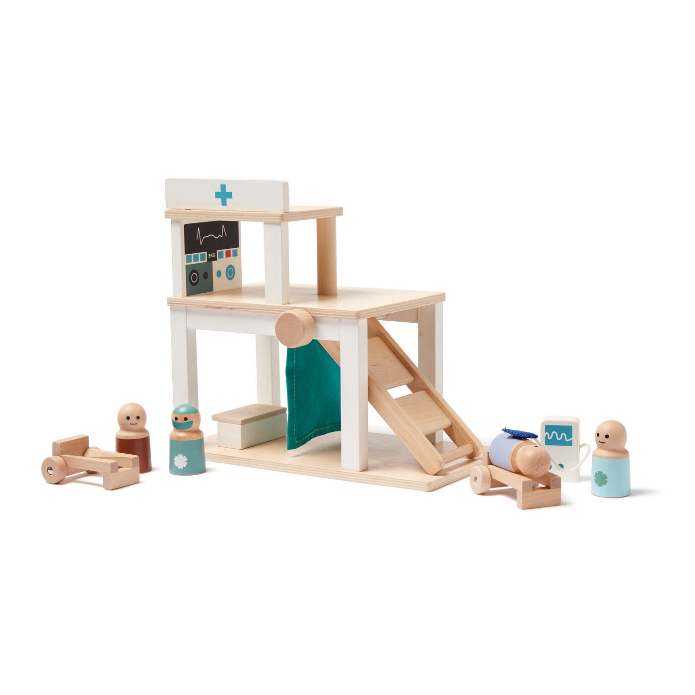 Kid's Concept Hôpital-jouet en bois, +3 ans