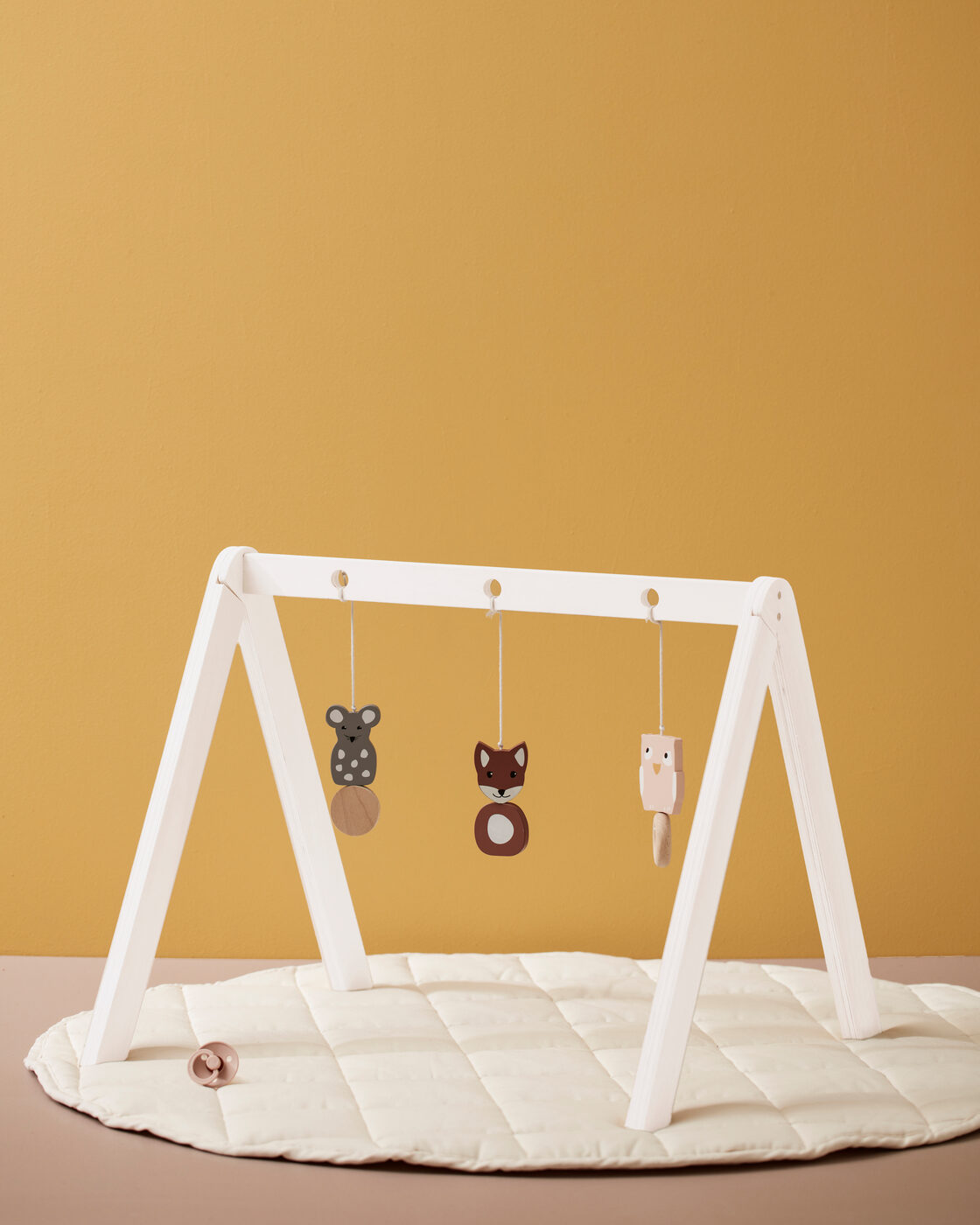 Wooden Baby Gym White Kid's Concept - Babyshop