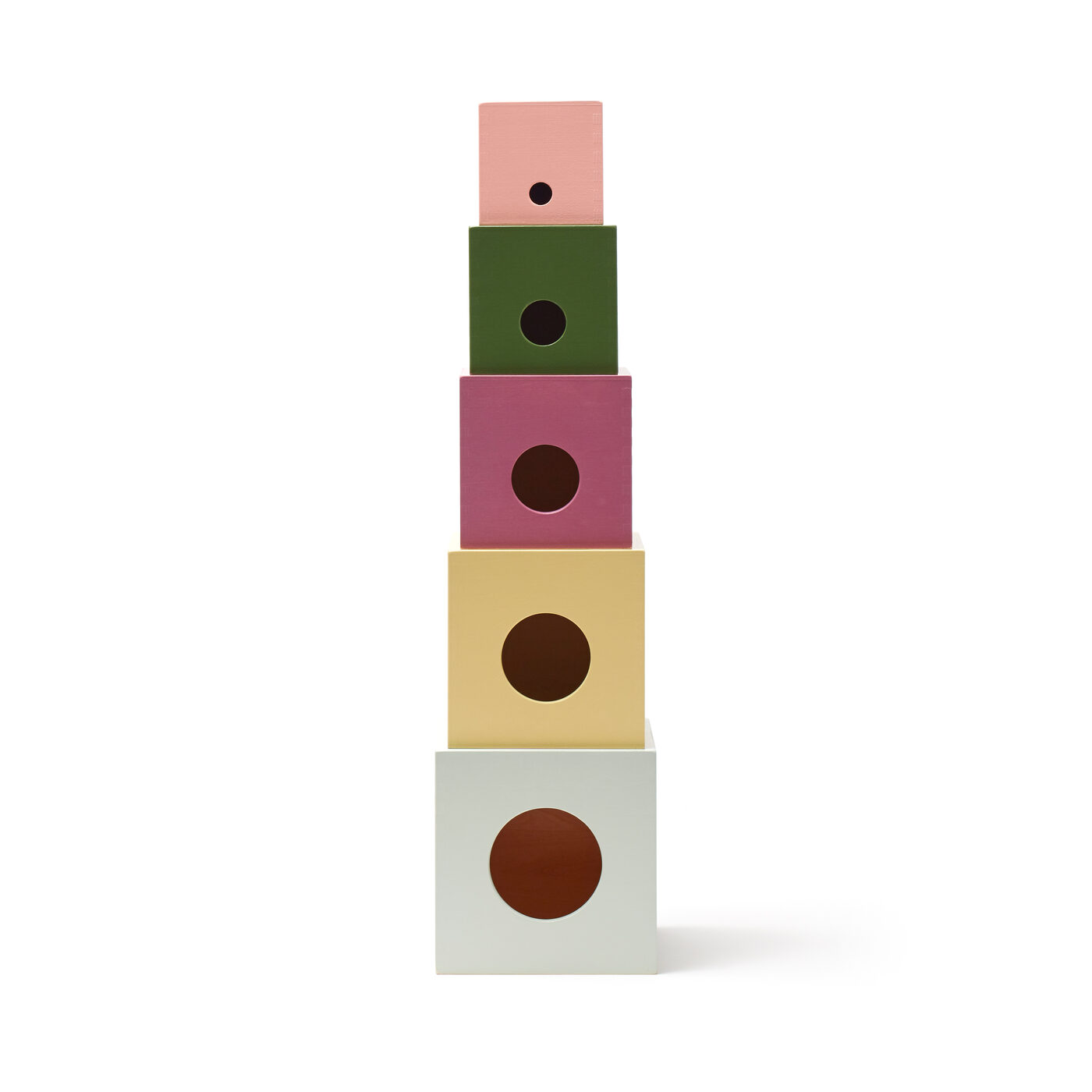 Stacking cubes in wood | Kid's Concept