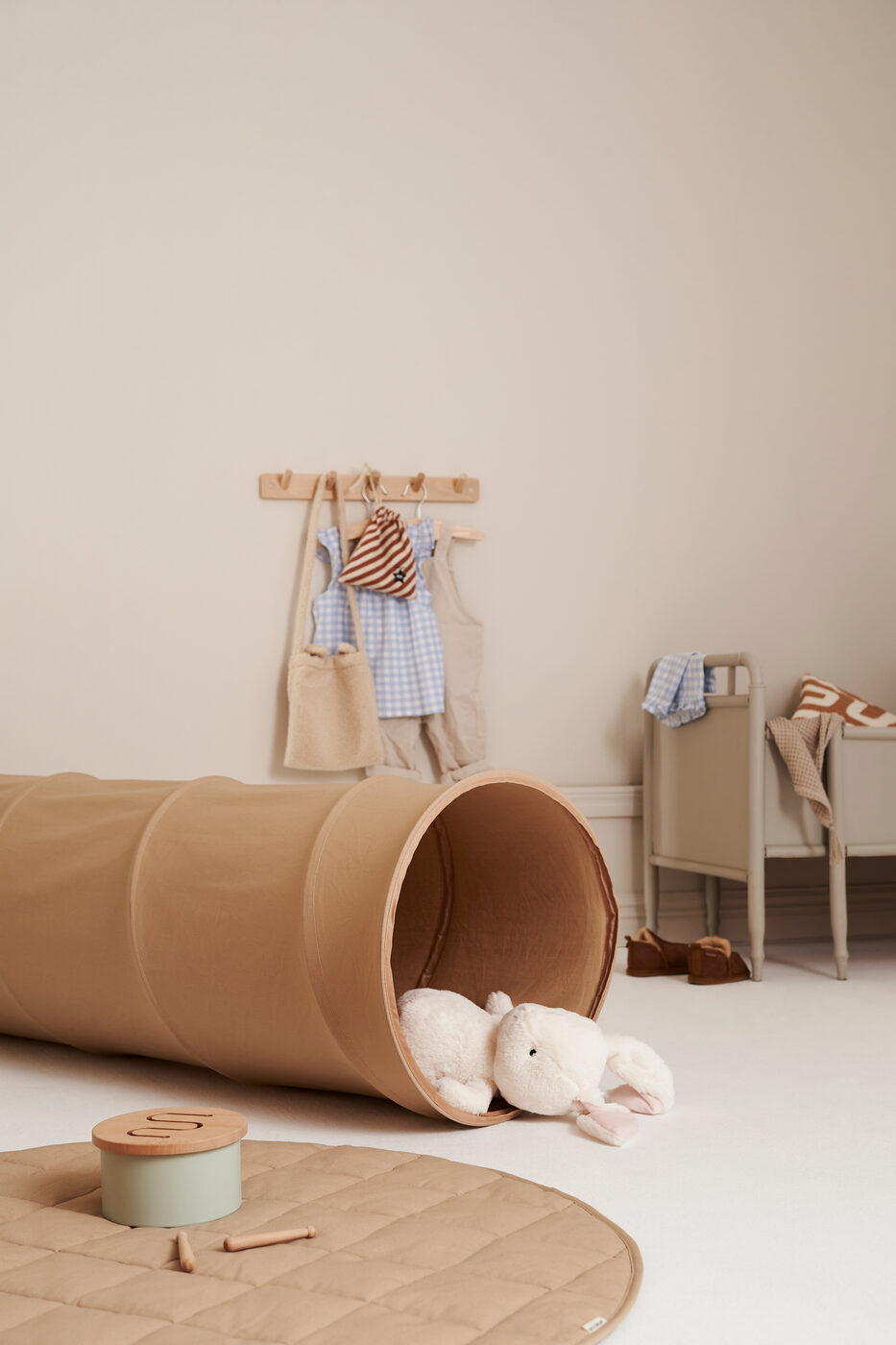 Kid's Concept Tunnel da Gioco - Blu con Stelle Bianche - Gattona e