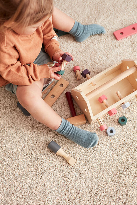 House of Toys - Caisse à outils pour enfant - 460150 - Bricolage et  jardinage - Rue du Commerce