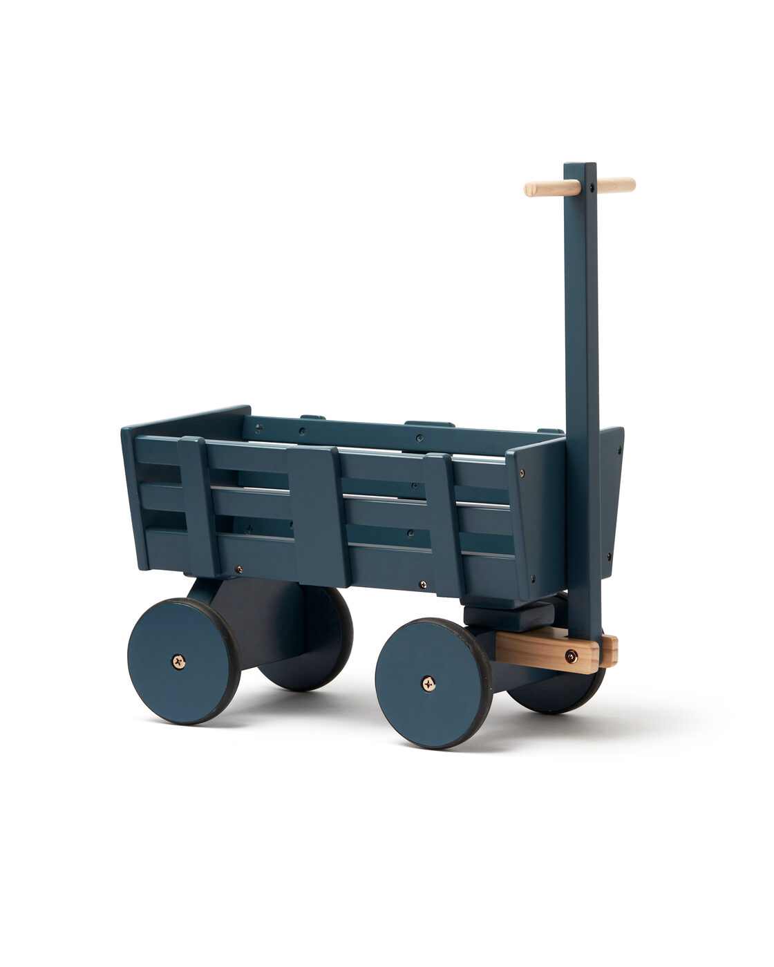 Chariot poussette en bois - Bleu gris Kid's Concept pour chambre enfant -  Les Enfants du Design