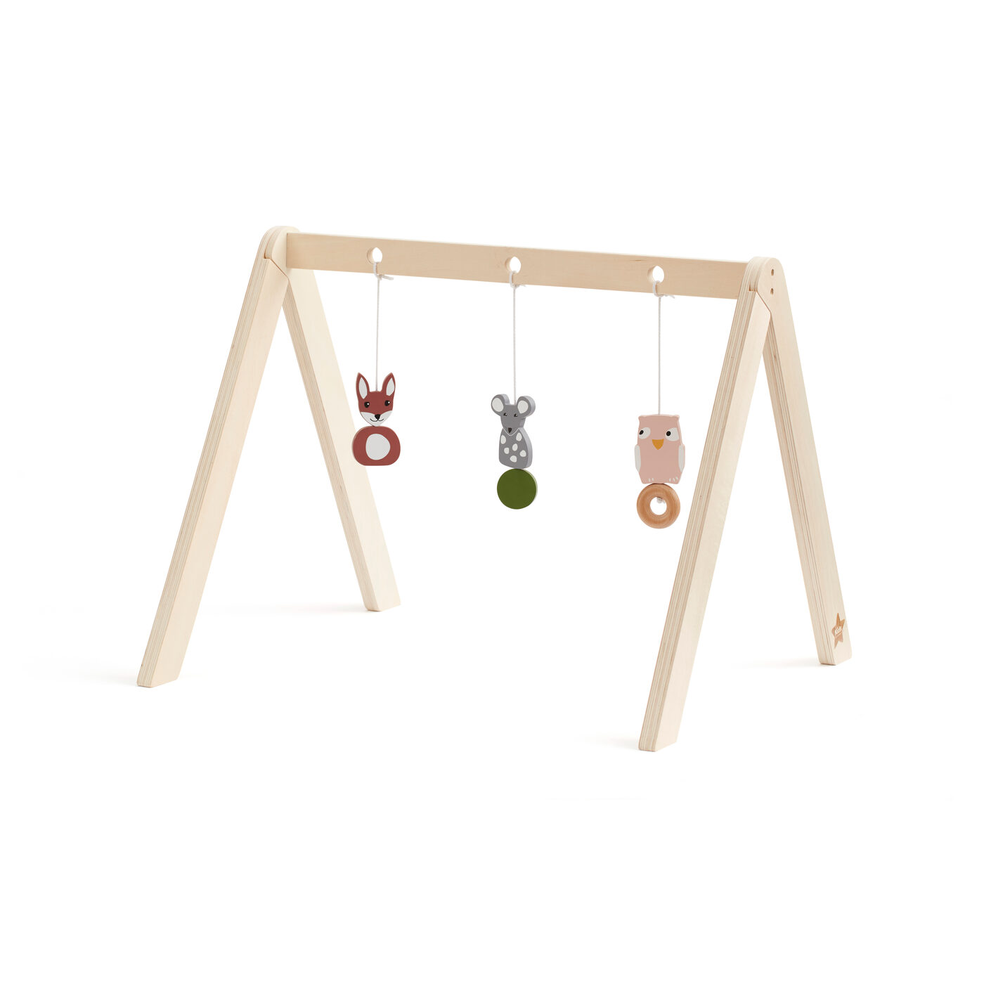 Wooden Baby Gym White Kid's Concept - Babyshop